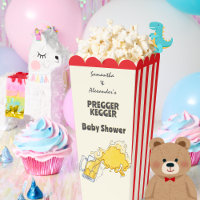 Pregger Kegger Watercolor Beer Co-ED Baby Shower