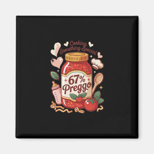Preggo Sauce Pasta Pregnancy Announcement Funny 67 Magnet