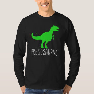 Preggosaurus Pregnancy Announcement Pregosaurus T-Shirt