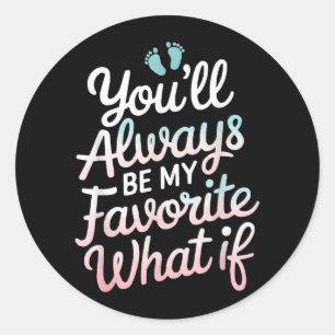 Pregnancy And Infant Loss Awareness Miriage Classic Round Sticker