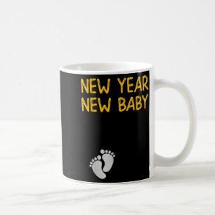 Pregnancy Announcemen - New Year New Baby  Coffee Mug