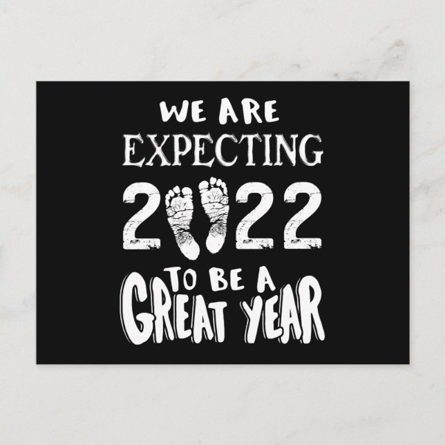 Pregnancy Announcement 2022 We Are Expecting (Front)