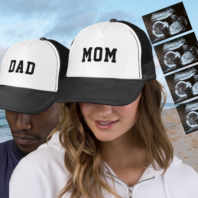Pregnancy Announcement Baby Reveal Mum Trucker Hat (Creator Uploaded)