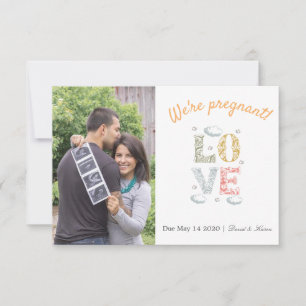 Pregnancy Announcement Card