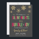 Pregnancy Announcement Christmas Card Rustic Frame<br><div class="desc">Pregnancy Announcement Christmas Photo Card Rustic Frame. 
All designs are © PIXEL PERFECTION PARTY LTD</div>