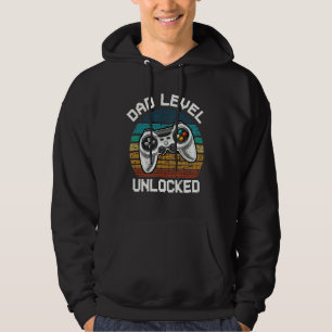 Pregnancy Announcement Dad Level Unlocked New Dadd Hoodie