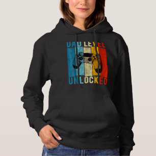 Pregnancy Announcement Dad Level Unlocked New Dadd Hoodie