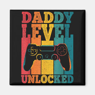 Pregnancy Announcement Dad Level Unlocked New Dadd Magnet