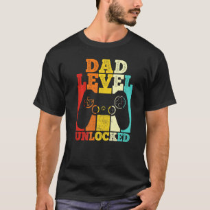 Pregnancy Announcement Dad Level Unlocked Soon To T-Shirt