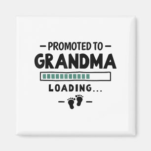 Pregnancy Announcement First Grandbaby - Promoted Magnet