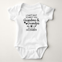 Pregnancy Announcement for Grandparents Baby Bodys