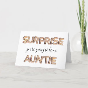 Pregnancy Announcement for sister auntie!