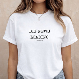 Pregnancy Announcement Funny Baby Reveal T-Shirt
