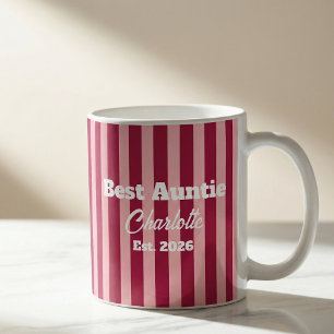 Pregnancy announcement gift auntie coffee mug
