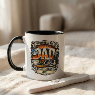 pregnancy announcement gift dad mug