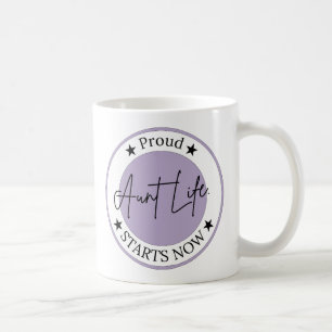 Pregnancy Announcement Gift For Aunt Proud Aunt Coffee Mug