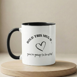 Pregnancy Announcement Gift for Dad Mug