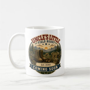 Pregnancy Announcement Gift for Uncle Hunting Coffee Mug