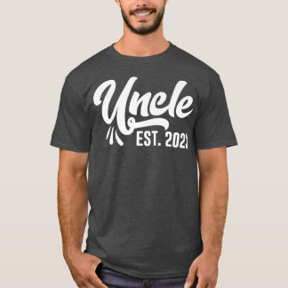 Pregnancy Announcement Gift Uncle Est 2023 T-Shirt