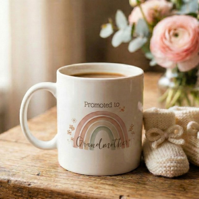 Pregnancy Announcement Grandmother Gift Coffee Mug (Creator Uploaded)