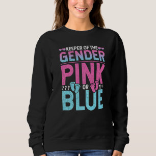 Pregnancy Announcement Keeper Of The Gender Pink O Sweatshirt