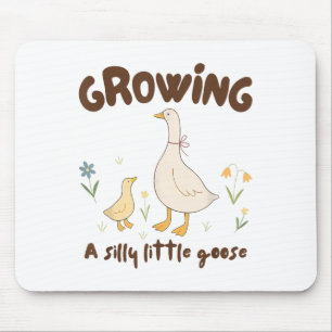 Pregnancy Announcement Mom Growing A Silly Little Mouse Pad