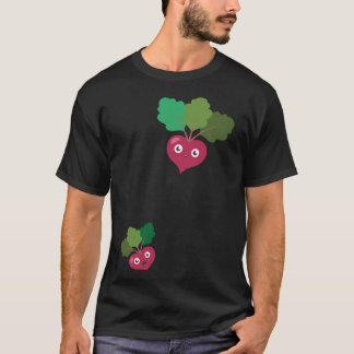 Pregnancy Announcement Mum Radish Heart T-Shirt