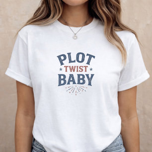 Pregnancy Announcement Mum to Be 4th of July T-Shirt