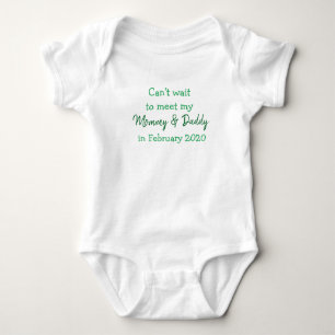 Pregnancy Announcement New Baby Bodysuit