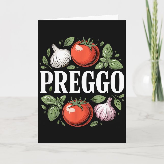 Pregnancy Announcement Prego Pasta Sauce Funny Pre (Front)