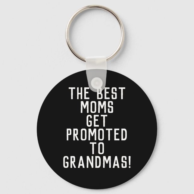 Pregnancy Announcement Promo Grandma to be Gift Key Ring (Front)