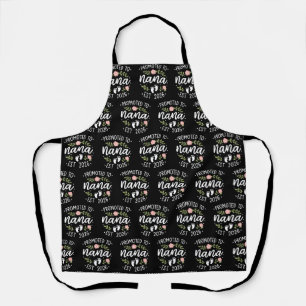 Pregnancy Announcement Promoted to Nana 2026 Apron