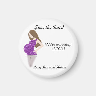 Pregnancy Announcement - Save the Date Magnet