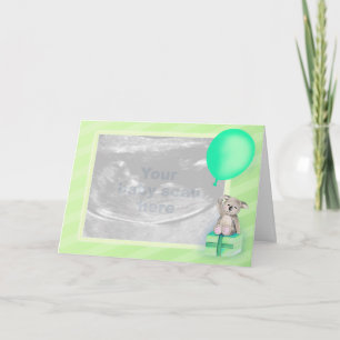 Pregnancy Announcement scan photo green card