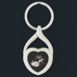 Pregnancy Announcement Sonogram Mon to Be Heart Key Ring<br><div class="desc">Cute way to announce your pregnancy to Mother/Grandmother/Dad/Grandfather/Godfather/Uncle etc. Add you own sonogram picture. // Made for you via the Zazzle platform. // Note: photo used is a placeholder image only. You will need to replace with your own photo before ordering/ printing. If you need help with this please contact...</div>
