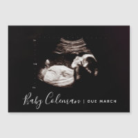 Pregnancy Announcement Sonogram Name Magnet