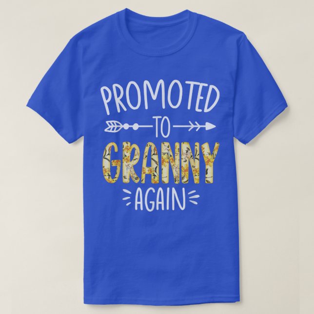 Pregnancy Announcement Soon To Be Granny Again Sun T-Shirt (Design Front)