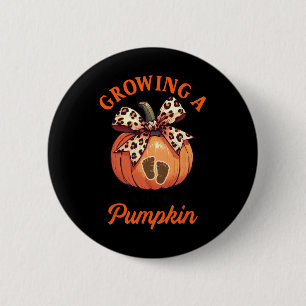 Pregnancy Announcement Thanksgiving Growing Little 6 Cm Round Badge