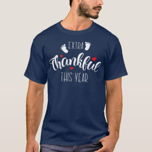 Pregnancy Announcement Thanksgiving T-Shirt