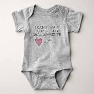 pregnancy announcement to grandpa baby bodysuit