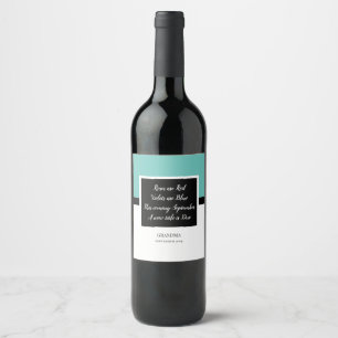 Pregnancy Announcement Valentine Wine Label