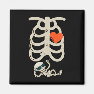 Pregnancy Announcement X-ray Halloween  Magnet