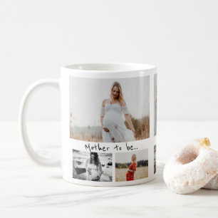 Pregnancy Eight Photos Collage Mug For Her