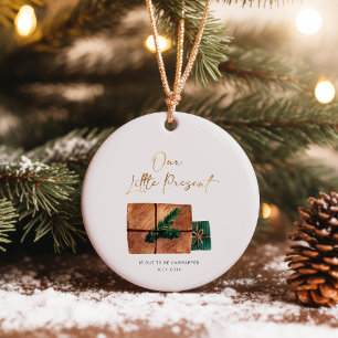 Pregnancy Expecting New Baby Ceramic  Ornament