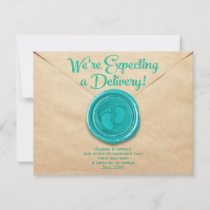 Pregnancy Flat Announcement Card