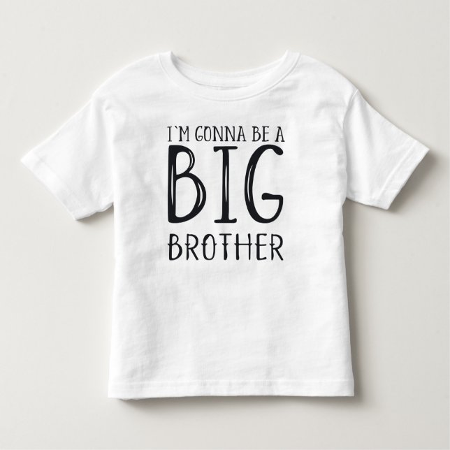 Pregnancy: I'm gonna be a PIGLET brother Toddler T-Shirt (Front)