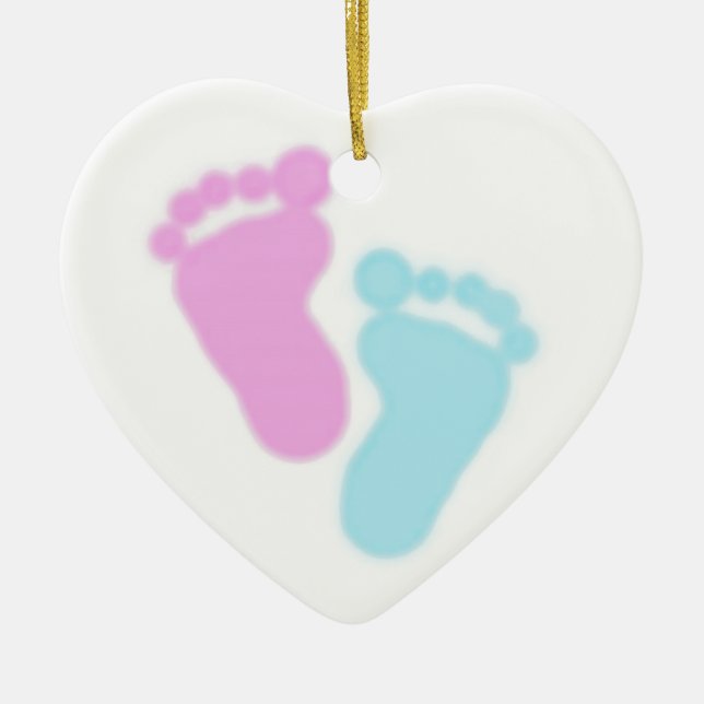 Pregnancy & Infant Loss Awareness Ceramic Ornament (Front)
