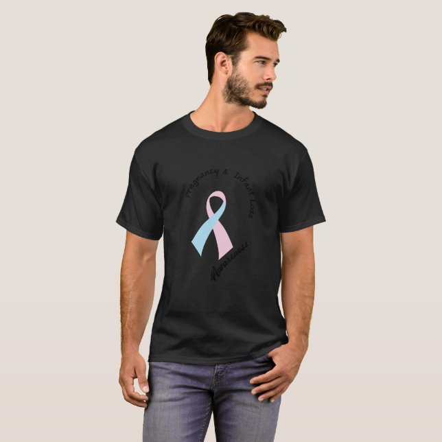 Pregnancy Infant Loss Awareness Support T-Shirt (Front Full)