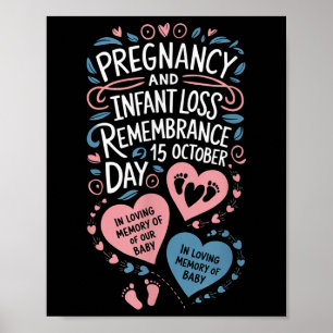 Pregnancy Infant Loss Remembrance Day Memorial Poster