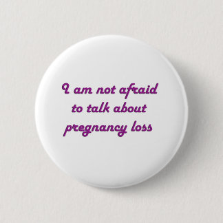 Pregnancy Loss - Purple 6 Cm Round Badge